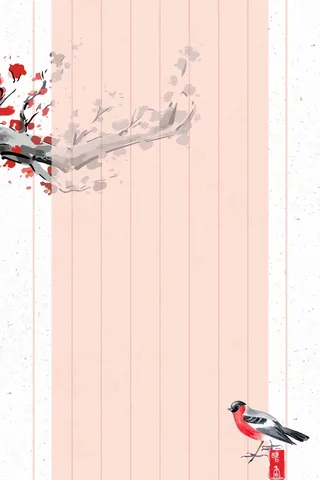 简洁信纸模板图片