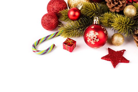 圣诞装饰元素静物特写场景(47)