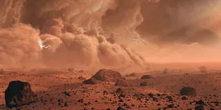 太空  高清图 摄影图 雾霾 雾海 红尘 