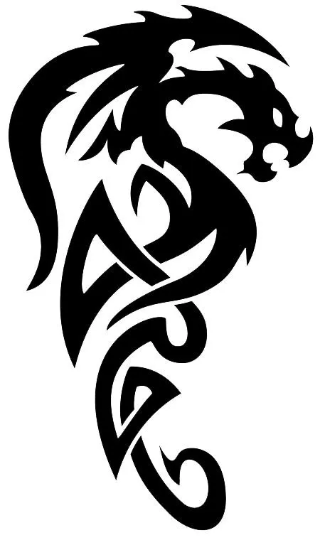 纹身龙 PNG免抠(450x760)