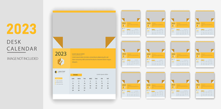 2023日历 2023年挂历 兔年日历 