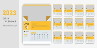 2023日历 2023年挂历 兔年日历 