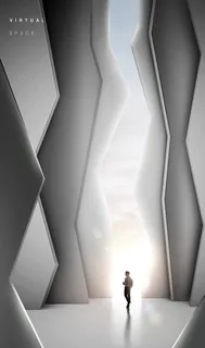 大气未来建筑空间设计PSD分层素材