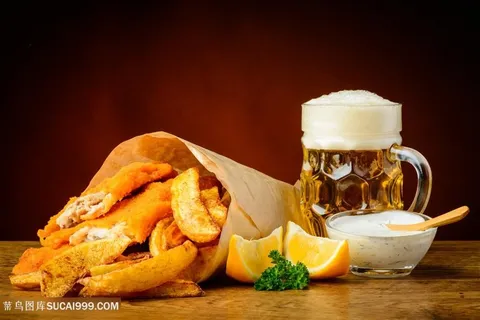 美味的薯片啤酒美食高清图片 美味的薯片啤酒美食高清图片