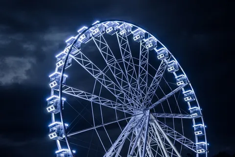 浪漫摩天轮摄影 浪漫摩天轮摄影