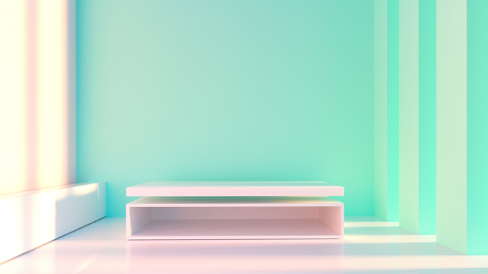 C4D场景素材源文件首页海报