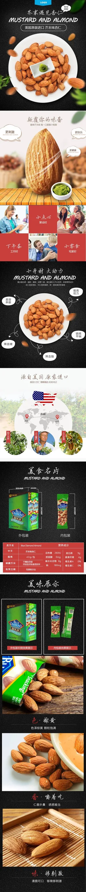 淘宝天猫电商坚果店铺详情页