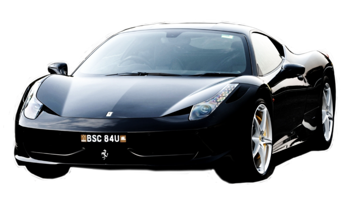 透明跑车素材小车汽车PNG免扣素材