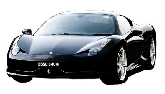 透明跑车素材小车汽车PNG免扣素材