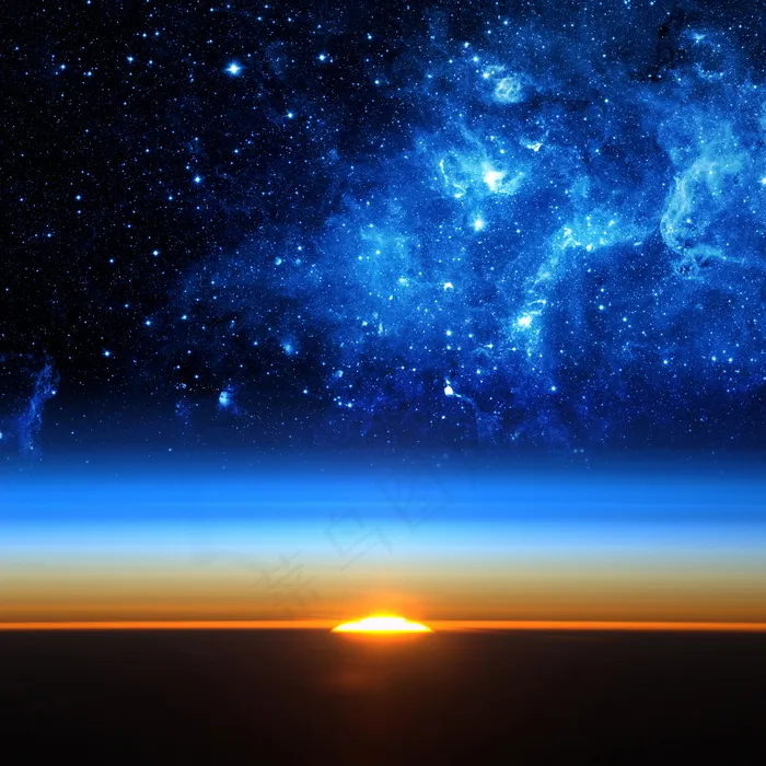 唯美清新星空图片