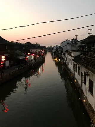 夕阳下的苏州/旅游/夜景/苏州/风景