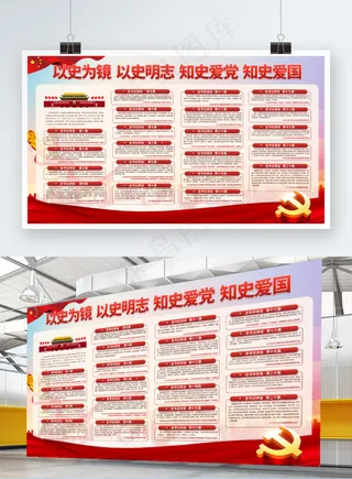 以史为镜以史明志知史爱党知史爱国