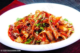 中华美食 红油猪耳朵 高清图片