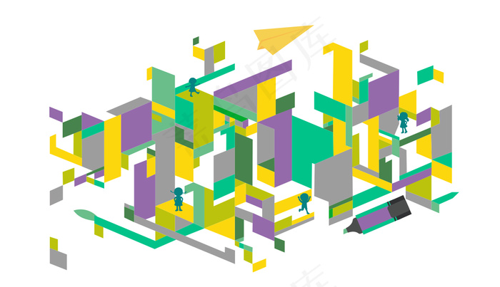 儿童多空间图形