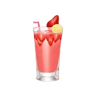 饮料草莓果茶免抠