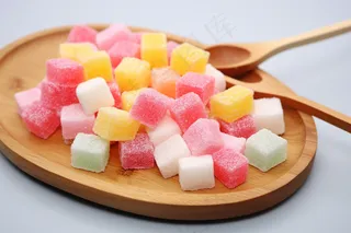 美味糖果五彩软糖甜点摄影图