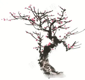 古树国画jpg素材 古树国画jpg素材
