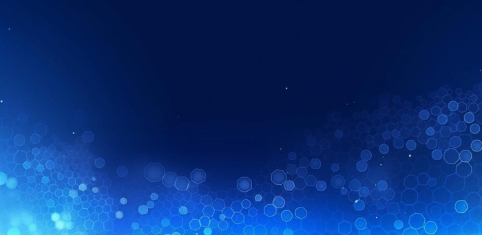 蓝色科技六边形几何形背景