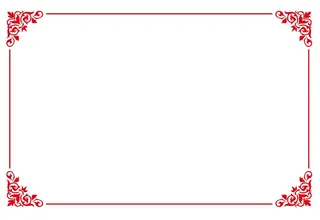 矢量花纹边框