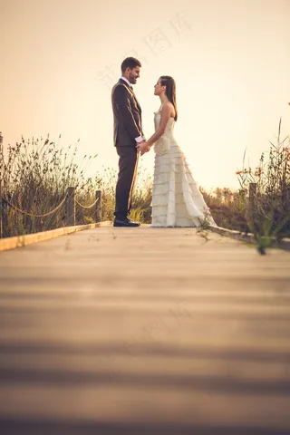 欧美浪漫婚纱图片