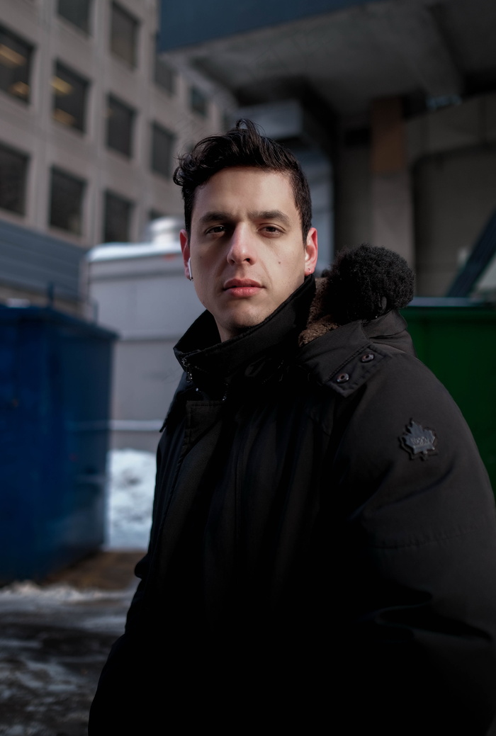 羽绒服外套帅哥图片