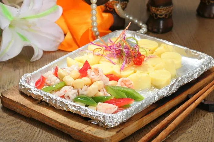 什锦铁板豆腐 (1)