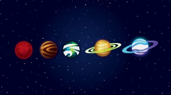 元宇宙世界天空背景墙风景