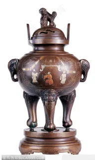 传统工艺品-精巧的青铜香炉 传统工艺品-精巧的青铜香炉