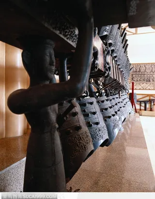 中华传统工艺-青铜小人编钟