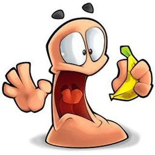 蠕虫游戏 PNG免抠