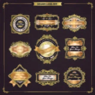 免抠标贴矢量素材