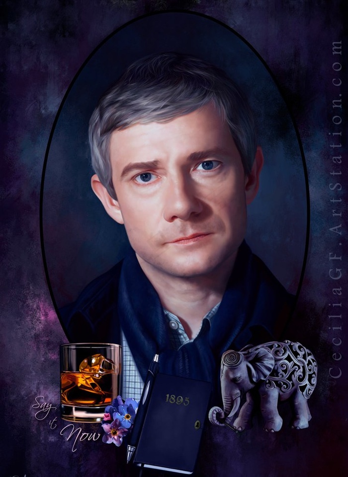 时尚的大叔高清图