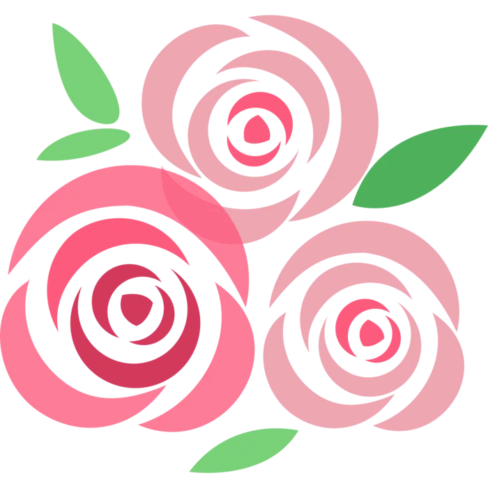 玫瑰花简笔画