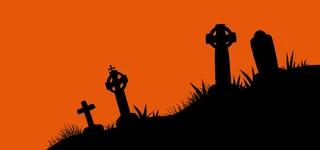 狂欢南瓜万圣节橙色背景