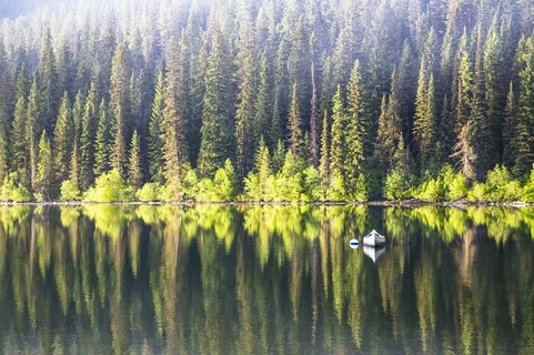 山水倒影风景图片 山水倒影风景图片