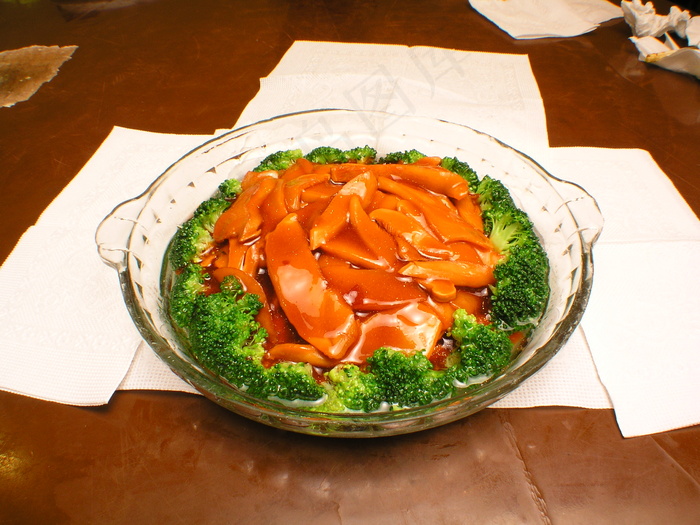 粤菜3418鲍汁白灵菇