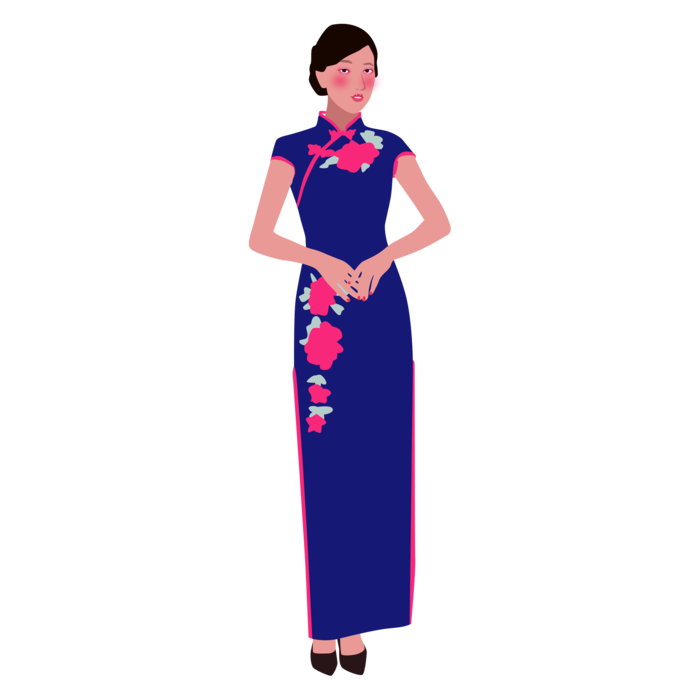 传统旗袍美女 (6)