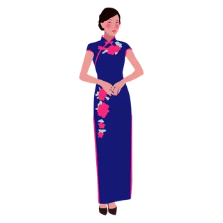 传统旗袍美女 (6)