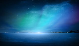 唯美天空背景PSD分层素材