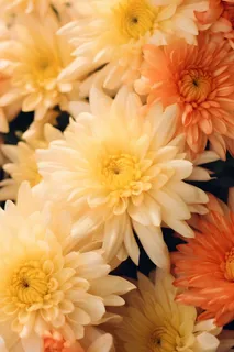 菊花光照摄影图