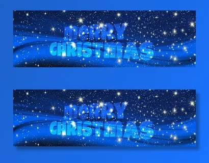 圣诞节雪花装饰风景