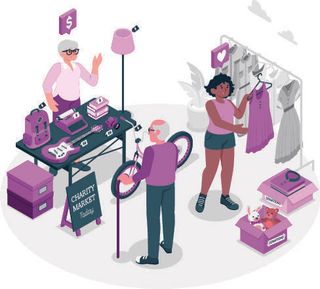 扁平化人物场景办公互联网等距ai矢量设计网页海报UI素材插画