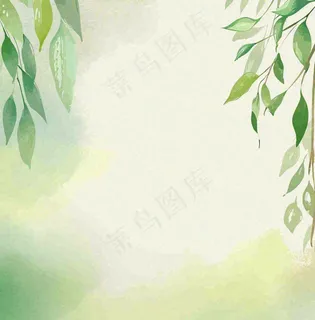 春天中国风的场景