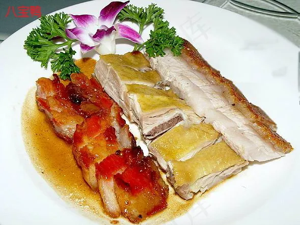 八宝鸭块美食元素菜品psd模版下载