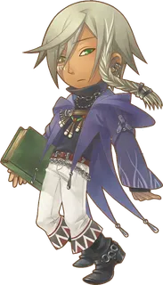 男孩短发卡通素材人物拿书