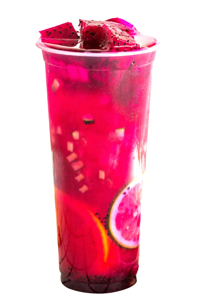 奶茶照片拍摄果汁青柠黄瓜火龙果水果茶