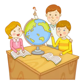 学习卡通人物地球仪少儿兴趣班