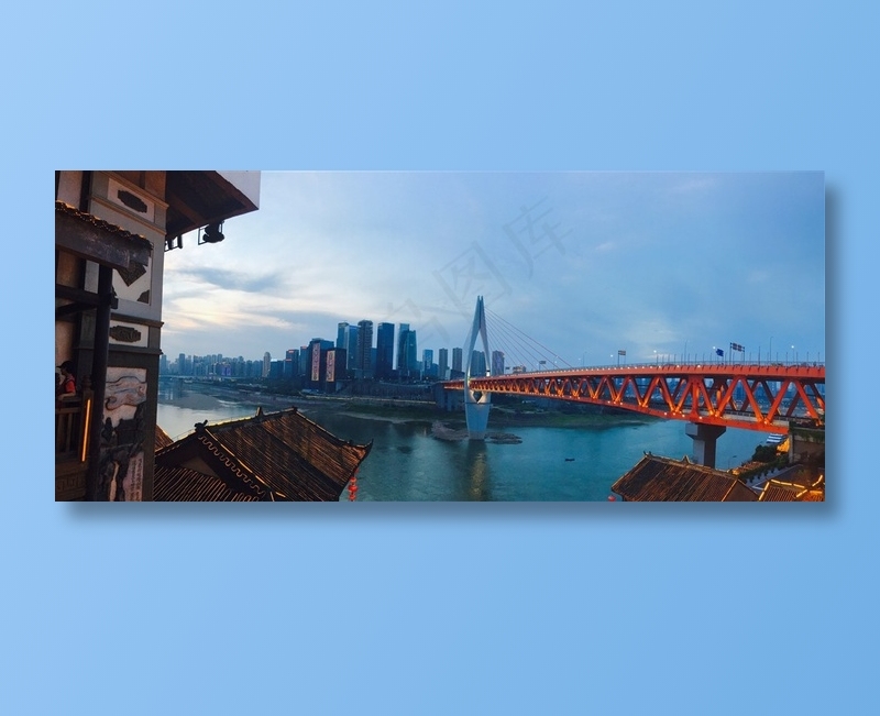日落的京城风景