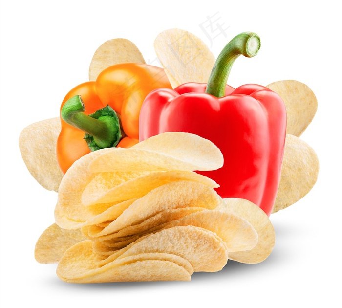 薯片辣椒摄影素材美食西餐图片