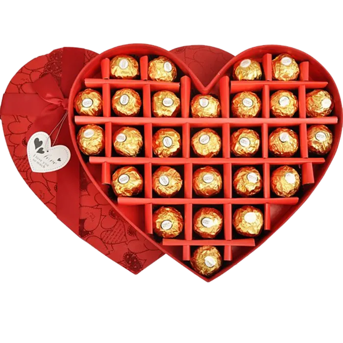红色巧克力套盒